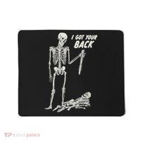 I Got Your Back Halloween Skeleton Skull Sarcastic Mousepad thumb 0