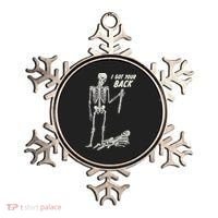 I Got Your Back Halloween Skeleton Skull Sarcastic Ornament thumb 0