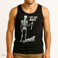I Got Your Back Halloween Skeleton Skull Sarcastic Tank Top thumb 3