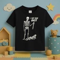 I Got Your Back Halloween Skeleton Skull Sarcastic Toddler T-Shirt thumb 3