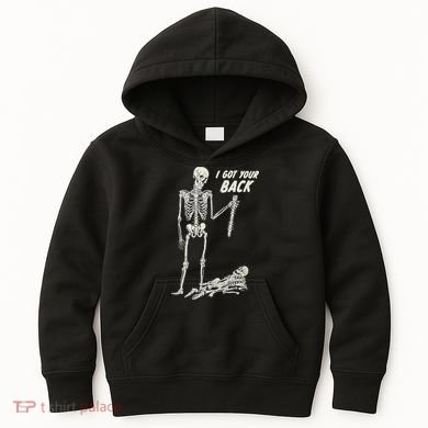 I Got Your Back Halloween Skeleton Skull Sarcastic Kids Hoodie