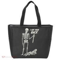 I Got Your Back Halloween Skeleton Skull Sarcastic Tote Bag thumb 0