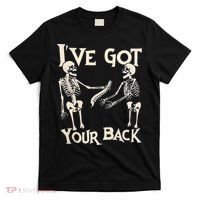 Ive Got Your Back Halloween Skeleton Skull Men And Women T-Shirt thumb 0