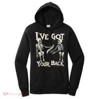 Ive Got Your Back Halloween Skeleton Skull Men And Women Women's Hoodie thumb 0