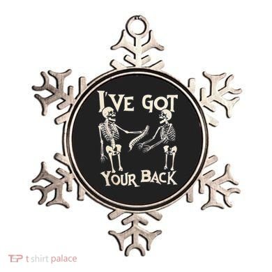 Ive Got Your Back Halloween Skeleton Skull Men And Women Ornament