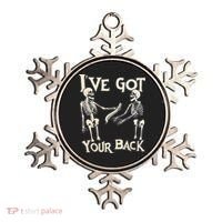 Ive Got Your Back Halloween Skeleton Skull Men And Women Ornament thumb 0