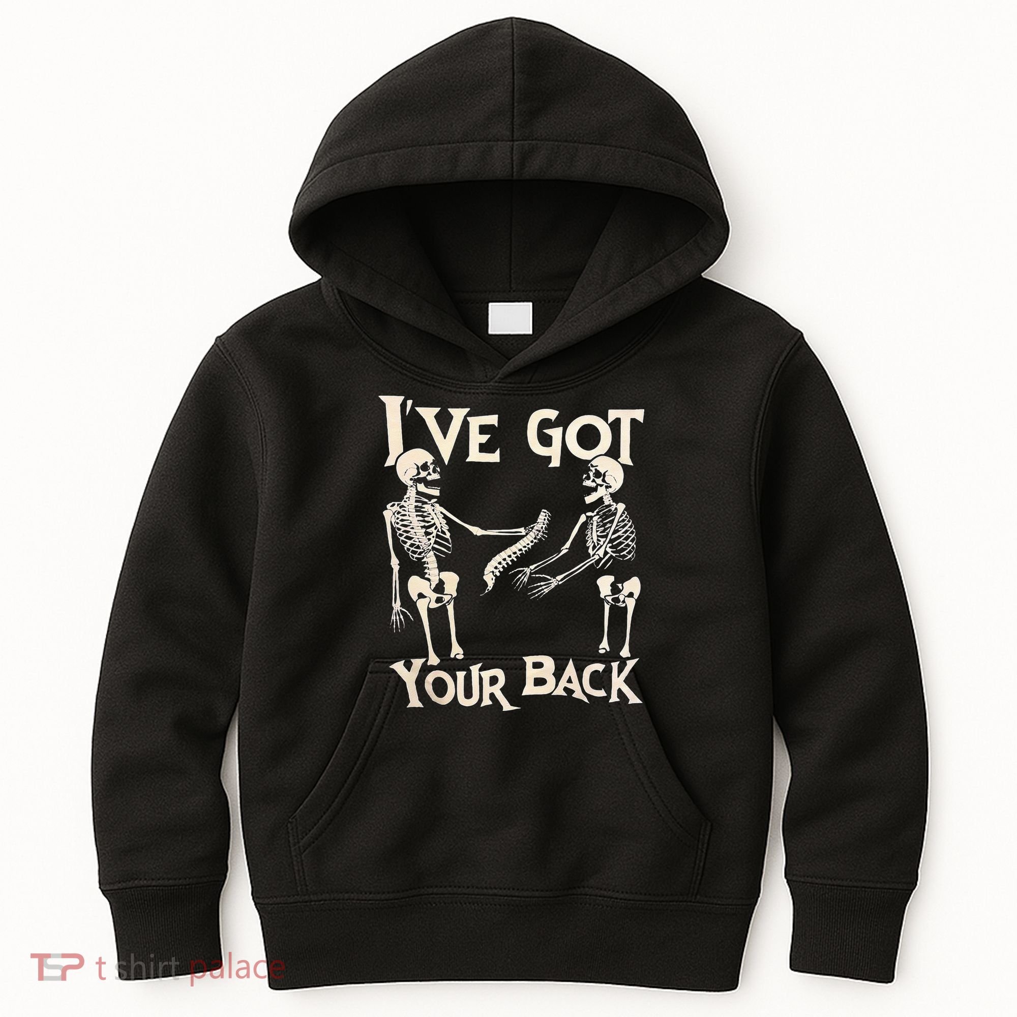 Ive Got Your Back Halloween Skeleton Skull Men And Women Kids Hoodie