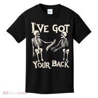 Ive Got Your Back Halloween Skeleton Skull Men And Women Kids T-Shirt thumb 0