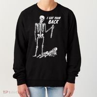 I Got Your Back Halloween Skeleton Skull Sarcastic Women's Sweatshirt thumb 0
