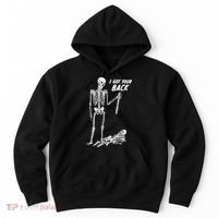 I Got Your Back Halloween Skeleton Skull Sarcastic Hoodie thumb 0