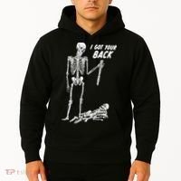 I Got Your Back Halloween Skeleton Skull Sarcastic Hoodie thumb 2