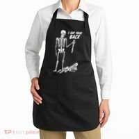 I Got Your Back Halloween Skeleton Skull Sarcastic Apron thumb 2