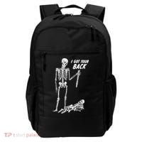 I Got Your Back Halloween Skeleton Skull Sarcastic Backpack thumb 0