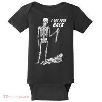 I Got Your Back Halloween Skeleton Skull Sarcastic Baby Bodysuit thumb 0