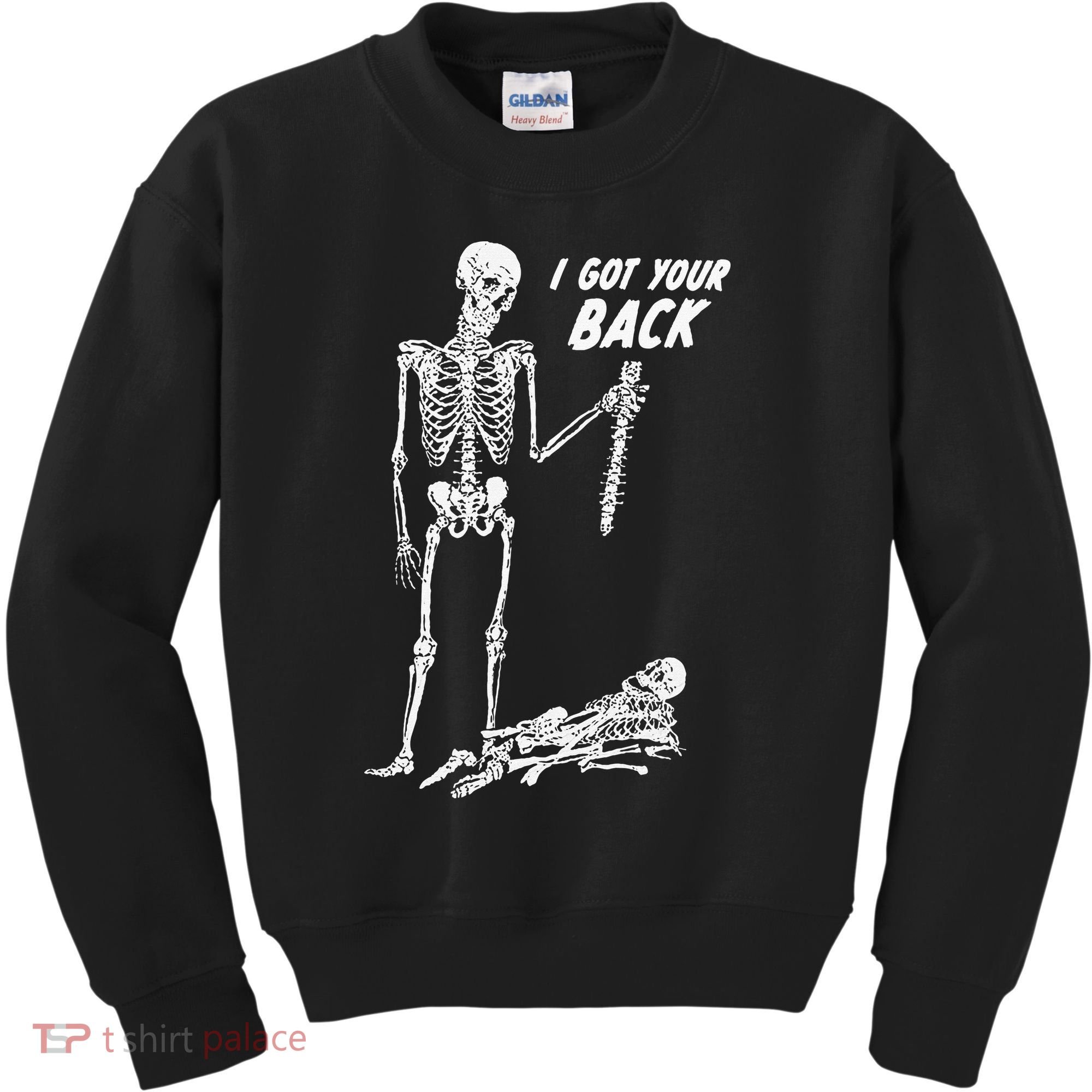 I Got Your Back Halloween Skeleton Skull Sarcastic Kids Sweatshirt