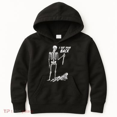 I Got Your Back Halloween Skeleton Skull Sarcastic Kids Hoodie