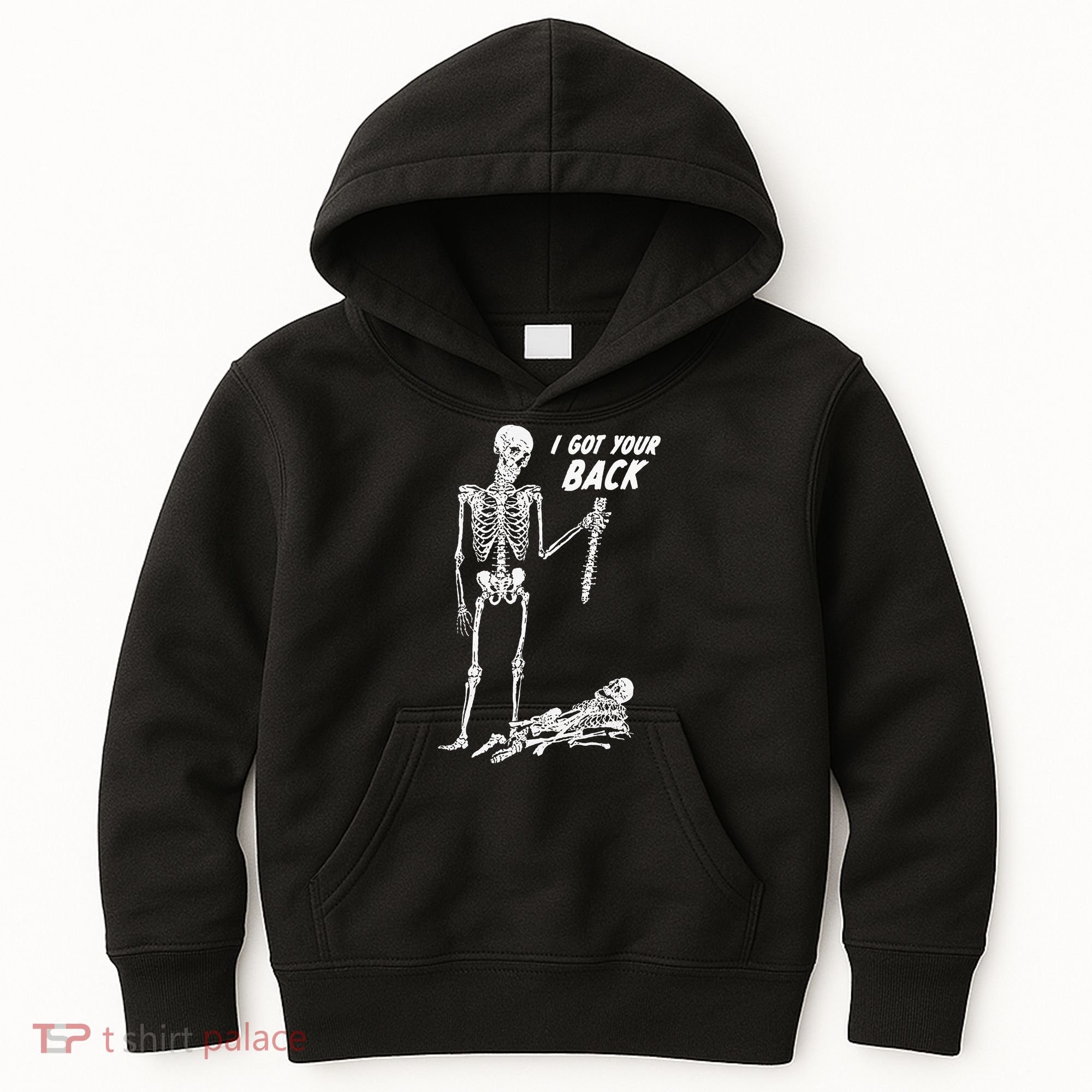 I Got Your Back Halloween Skeleton Skull Sarcastic Kids Hoodie
