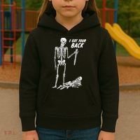 I Got Your Back Halloween Skeleton Skull Sarcastic Kids Hoodie thumb 3