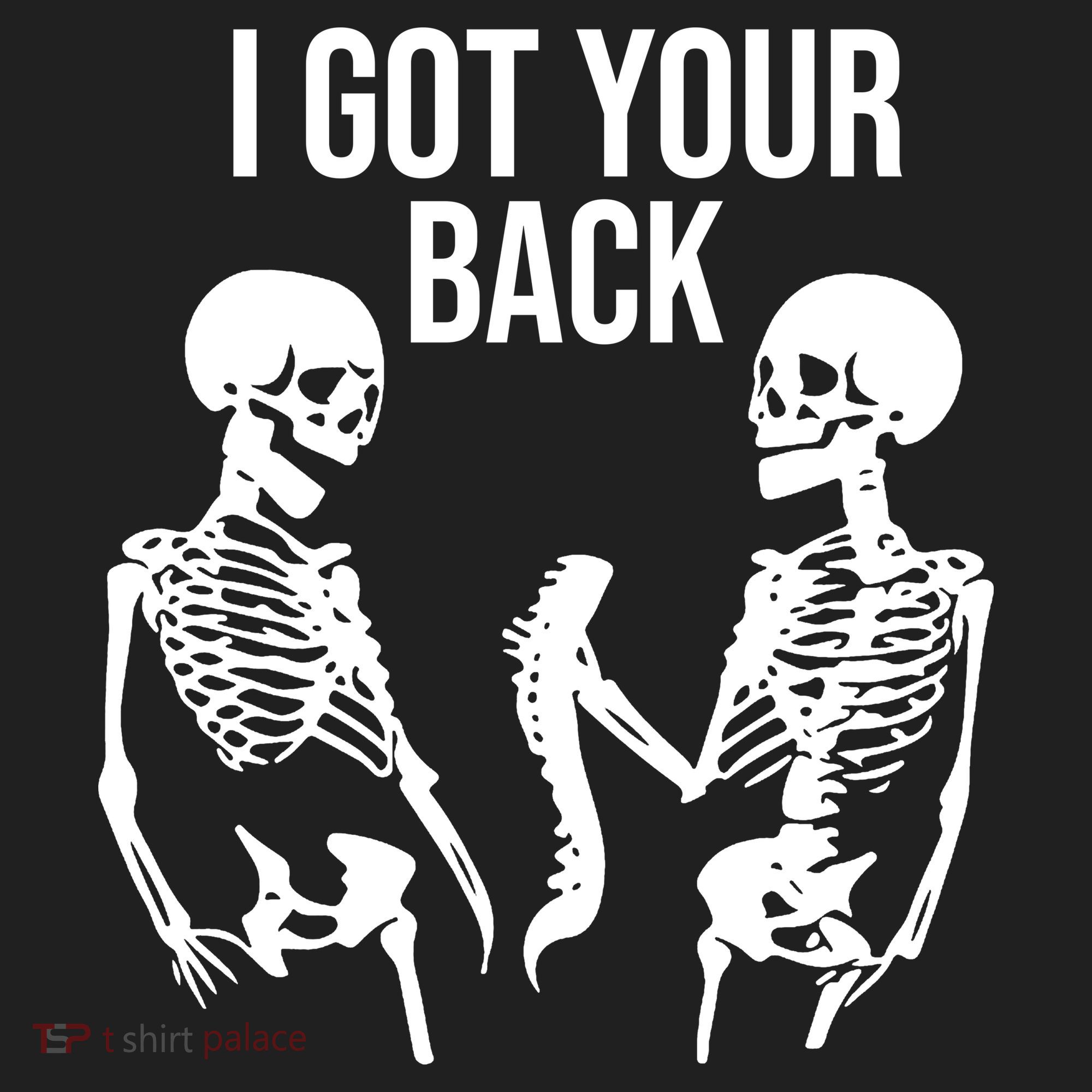 I Got Your Back Funny Skeleton Women's Sweatshirt