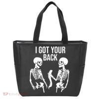 I Got Your Back Funny Skeleton Tote Bag thumb 0