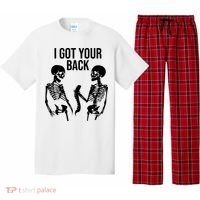 I Got Your Back Funny Skeleton Pajama Set thumb 0