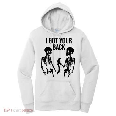 I Got Your Back Funny Skeleton Women's Hoodie