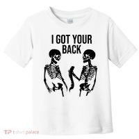 I Got Your Back Funny Skeleton Toddler T-Shirt thumb 0