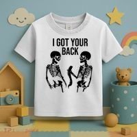 I Got Your Back Funny Skeleton Toddler T-Shirt thumb 3