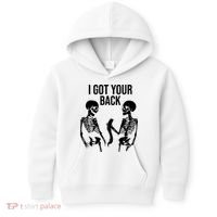 I Got Your Back Funny Skeleton Kids Hoodie thumb 0