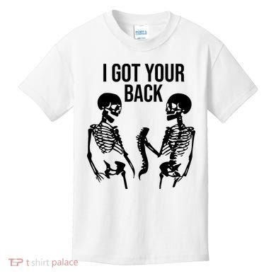 I Got Your Back Funny Skeleton Kids T-Shirt