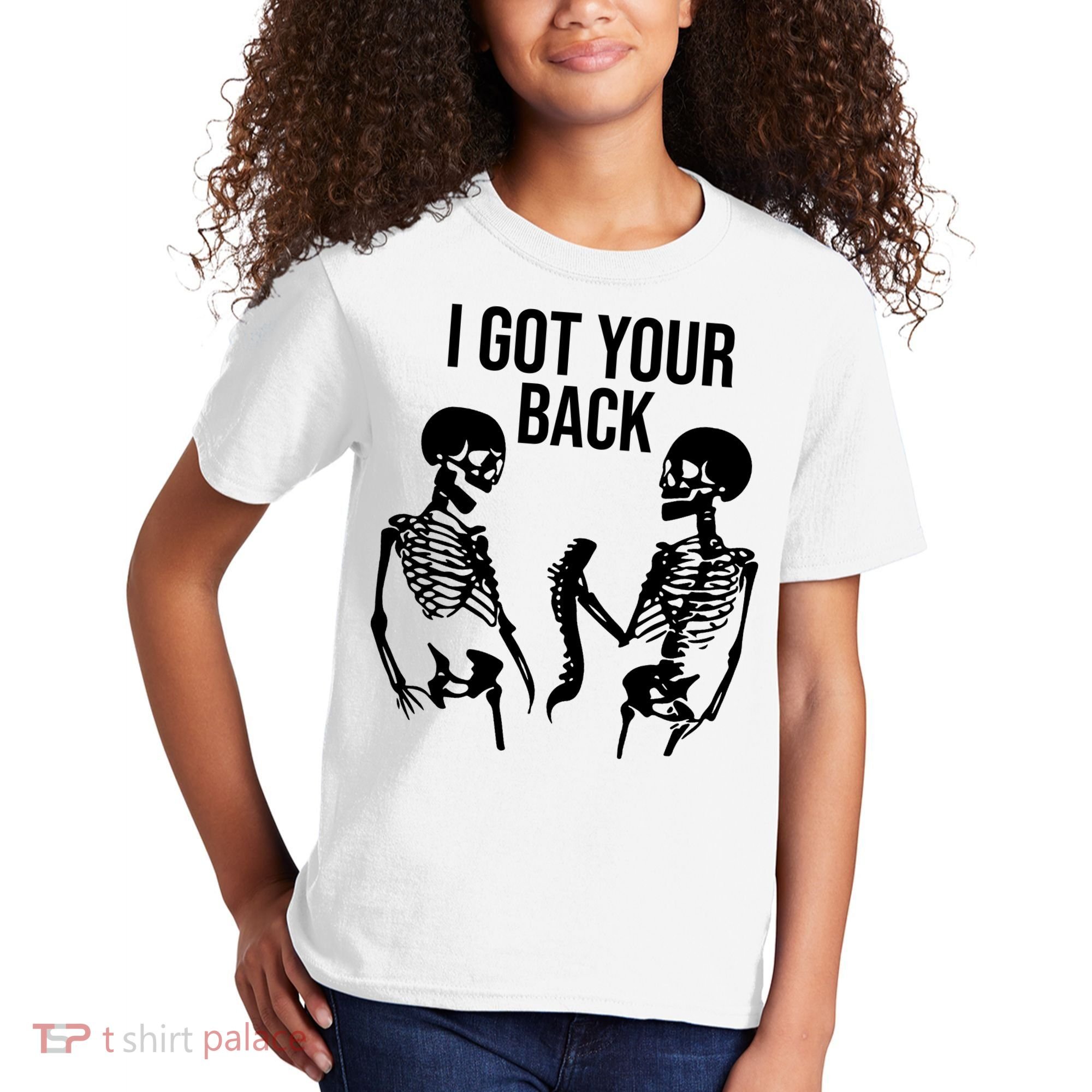 I Got Your Back Funny Skeleton Kids T-Shirt