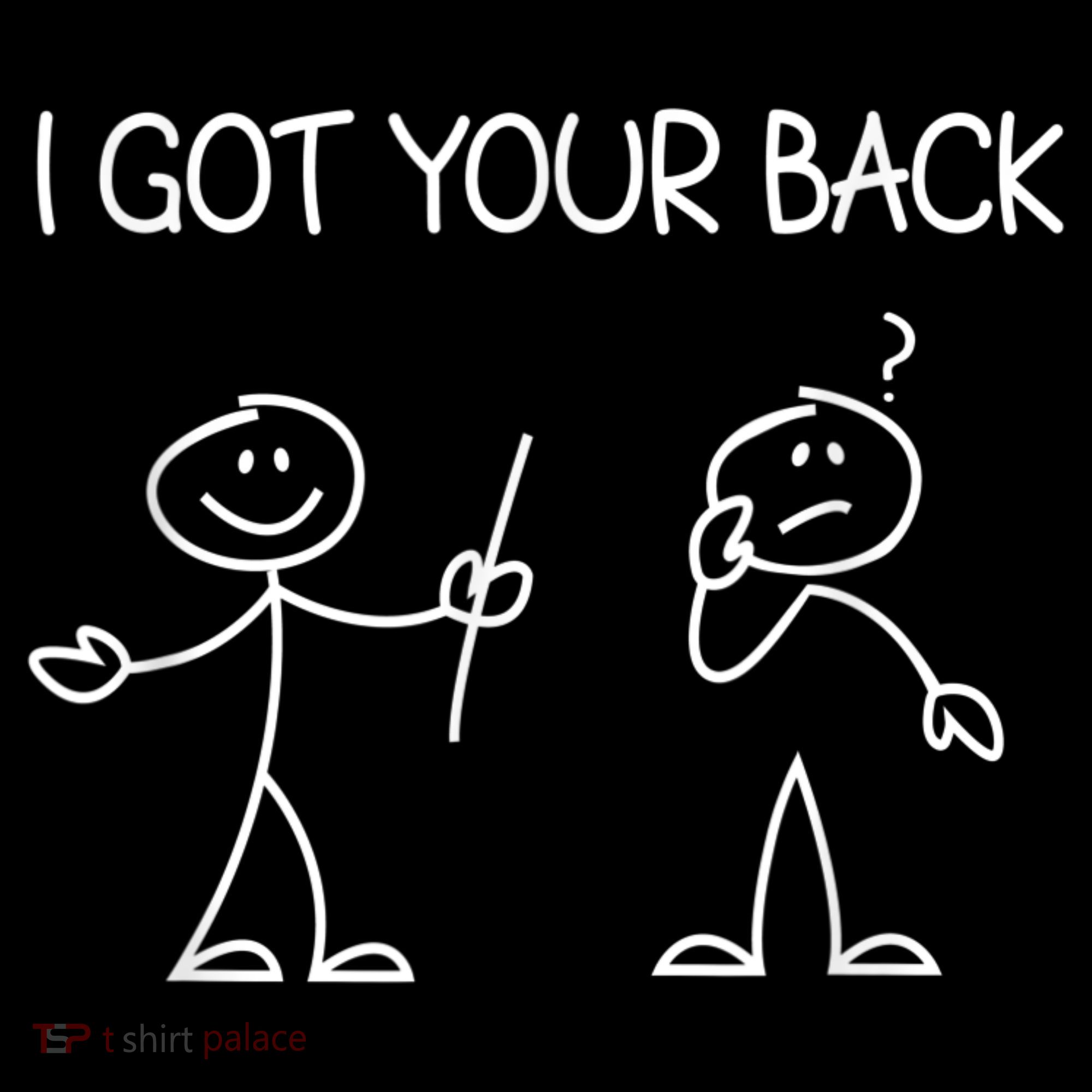 I Got Your Back Stick Figure Toddler Hoodie