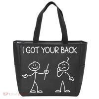 I Got Your Back Stick Figure Tote Bag thumb 0