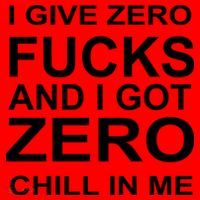 I Give Zero Fucks And I Got Zero Chill In Me Santa Hat thumb 1