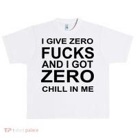 I Give Zero Fucks And I Got Zero Chill In Me Urban Oversized Heavyweight T-Shirt thumb 0