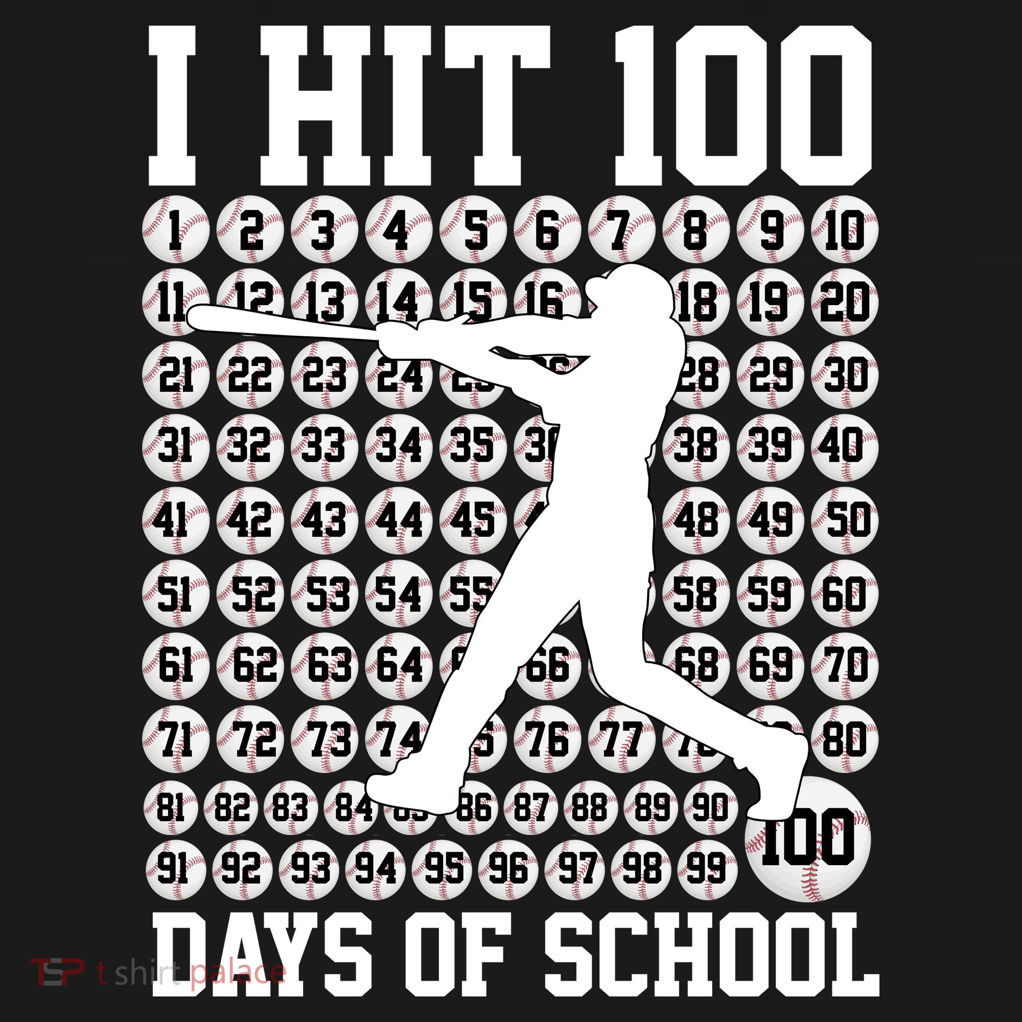 I Hit 100 Days Of School 100th Day Baseball Women's Tank Top