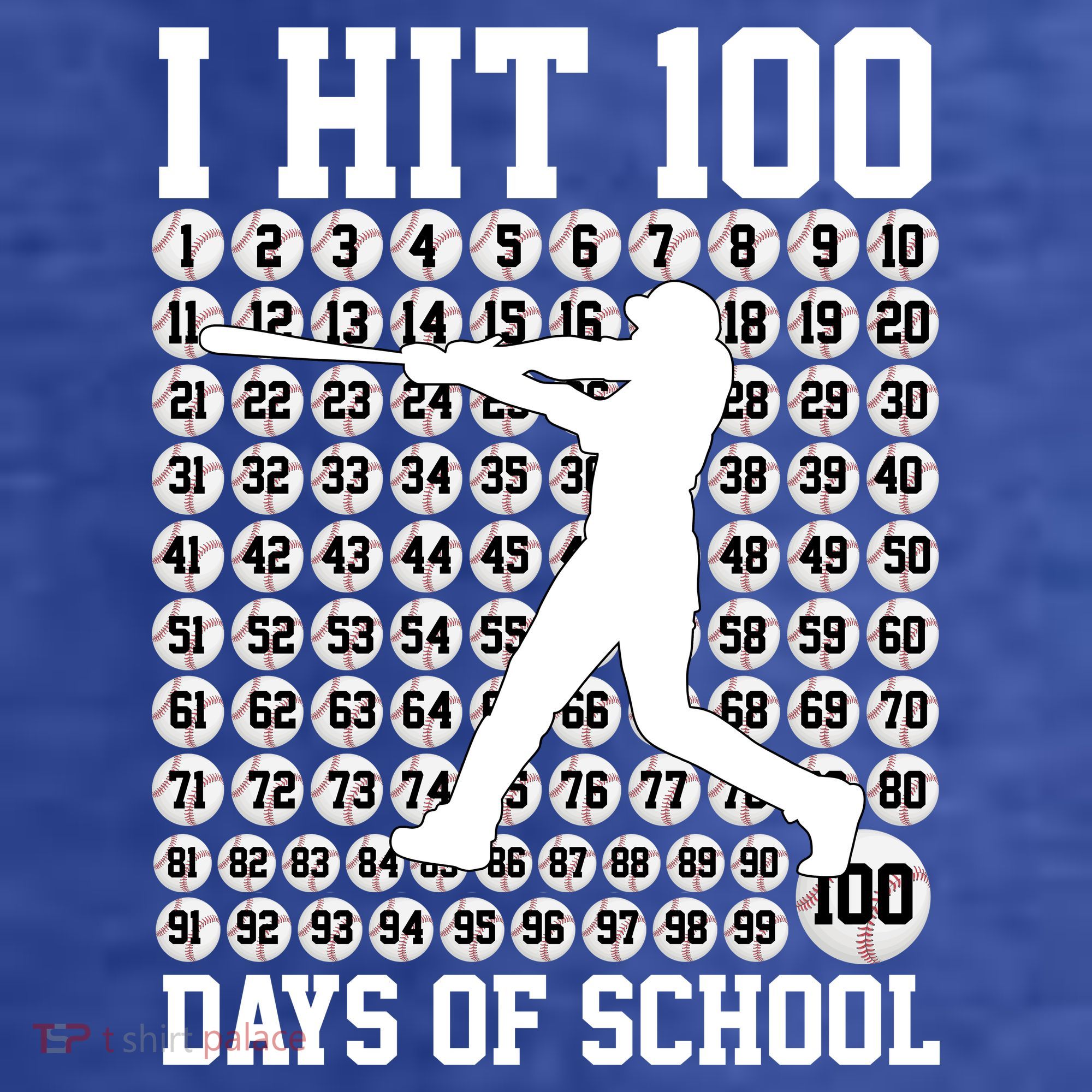 I Hit 100 Days Of School 100th Day Baseball Women's Hoodie