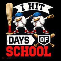 I Hit 100 Days Of School 100th Day Baseball Coffee Mug thumb 5