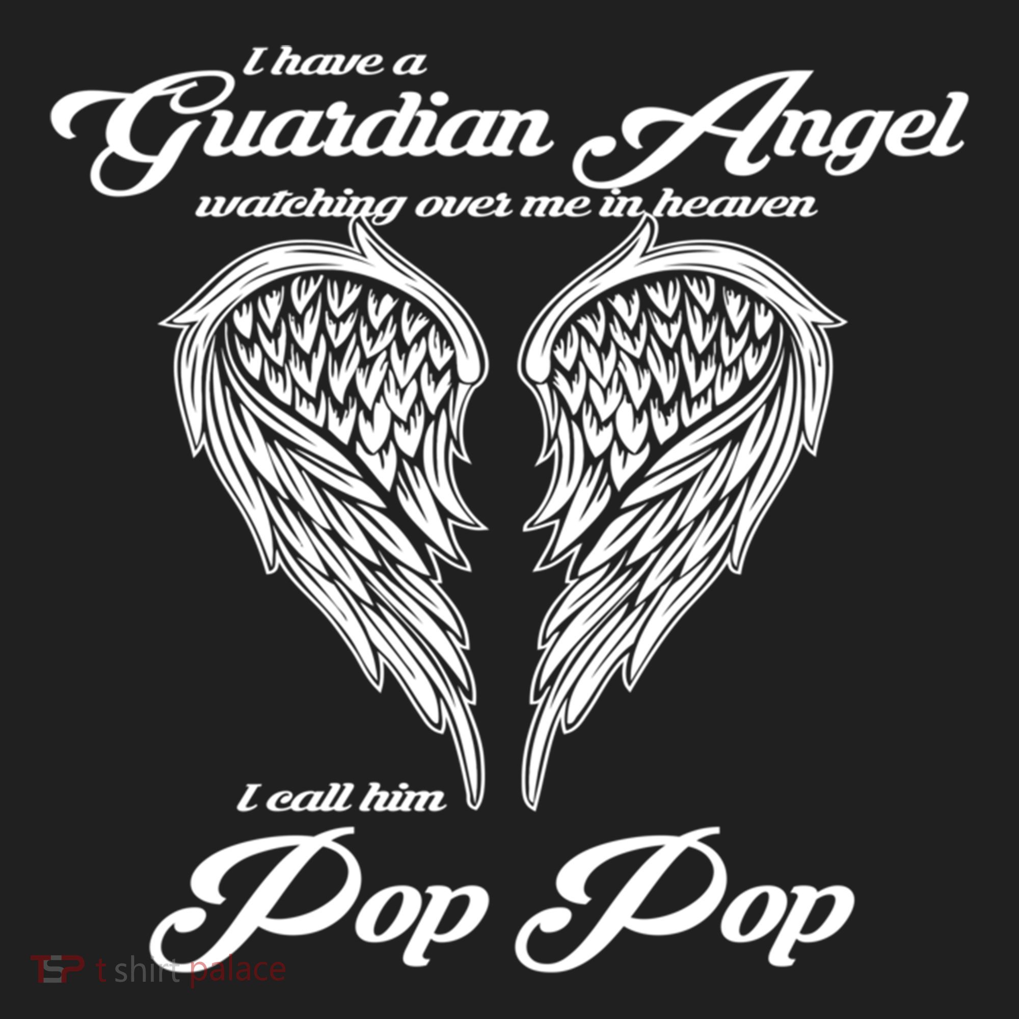I Have A Guardian Angel In Heaven I Call Him Pop Pop Gift Women's Sweatshirt
