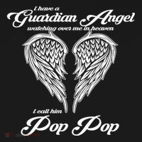I Have A Guardian Angel In Heaven I Call Him Pop Pop Gift Ornament thumb 1