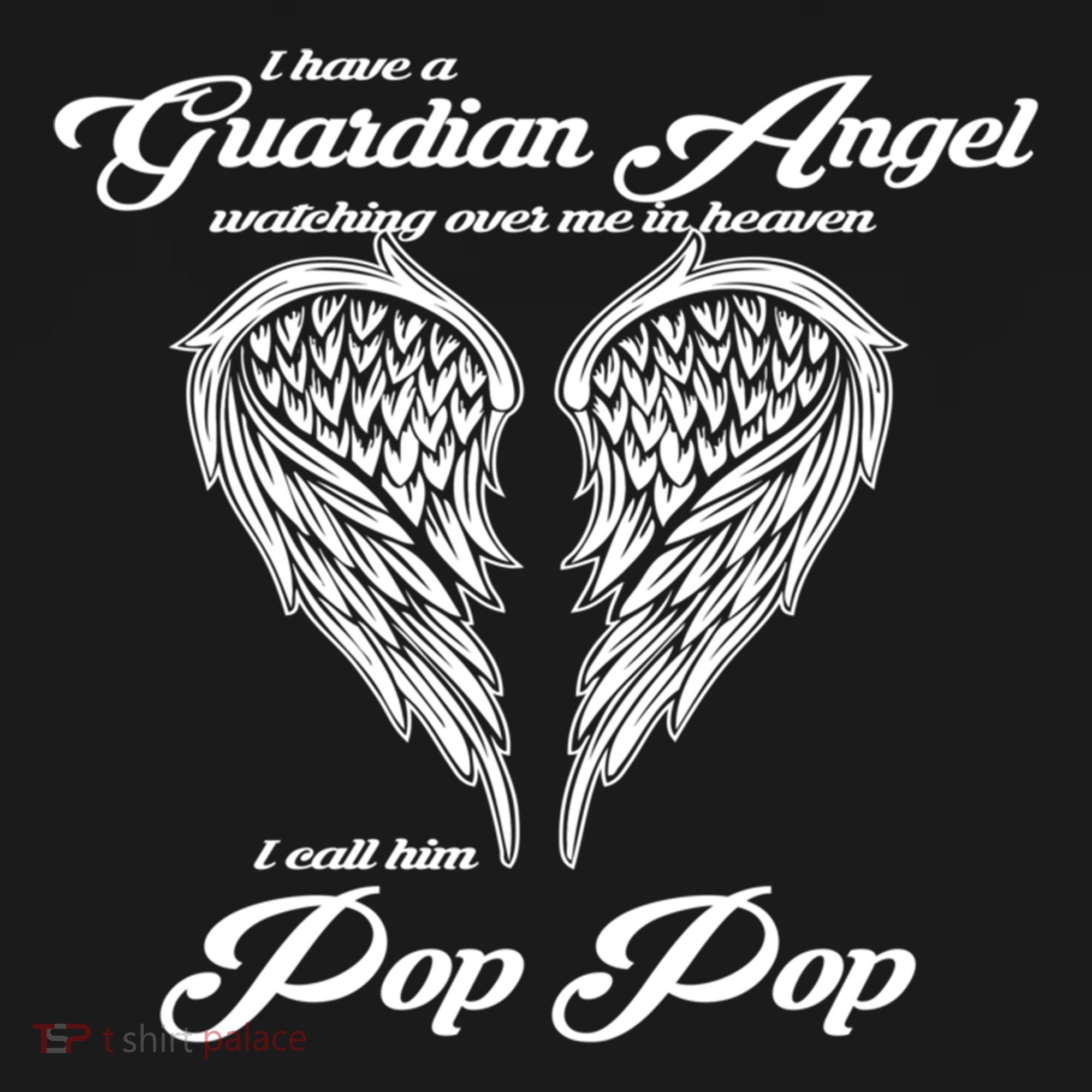 I Have A Guardian Angel In Heaven I Call Him Pop Pop Gift Ornament