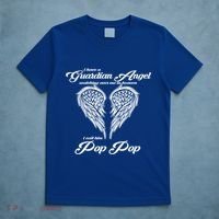 I Have A Guardian Angel In Heaven I Call Him Pop Pop Gift T-Shirt thumb 5