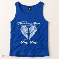 I Have A Guardian Angel In Heaven I Call Him Pop Pop Gift Tank Top thumb 2