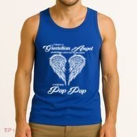 I Have A Guardian Angel In Heaven I Call Him Pop Pop Gift Tank Top thumb 3