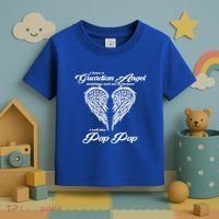 I Have A Guardian Angel In Heaven I Call Him Pop Pop Gift Toddler T-Shirt thumb 3