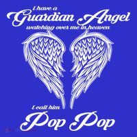 I Have A Guardian Angel In Heaven I Call Him Pop Pop Gift Kids Sweatshirt thumb 2