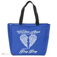I Have A Guardian Angel In Heaven I Call Him Pop Pop Gift Tote Bag thumb 0