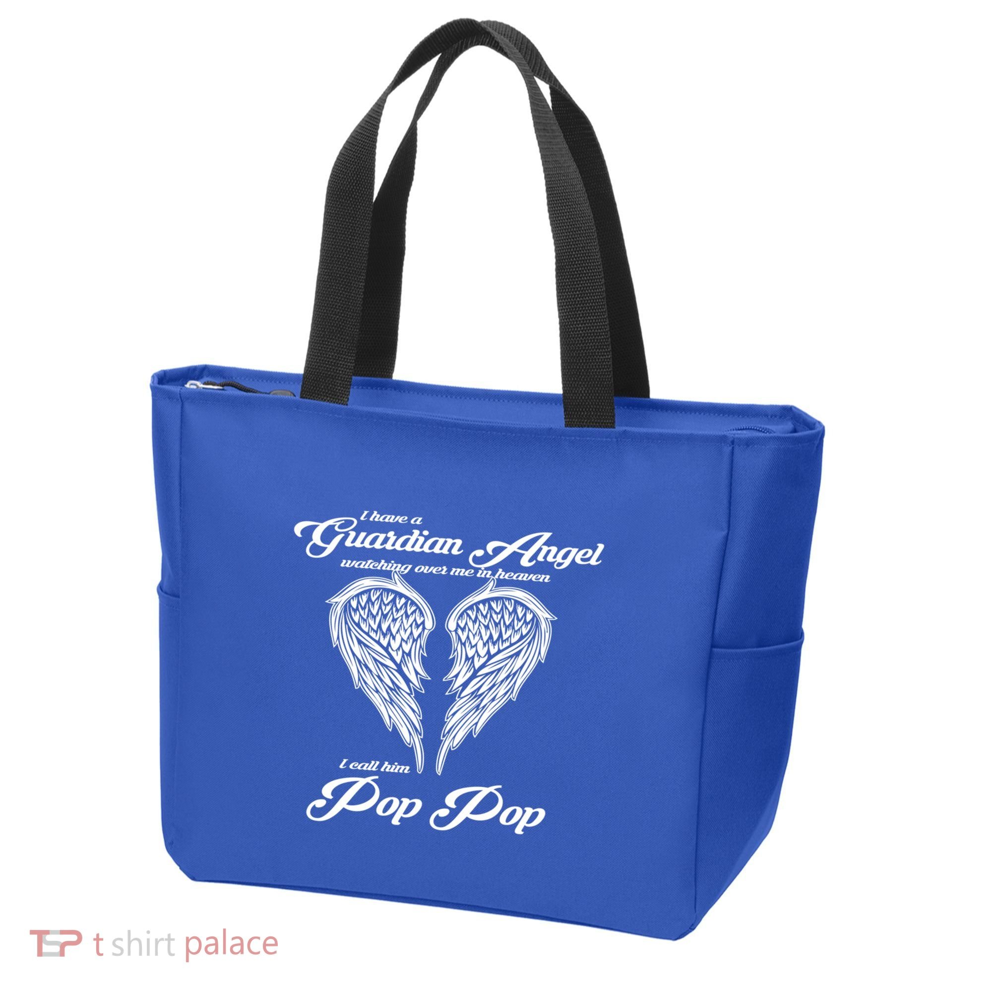 I Have A Guardian Angel In Heaven I Call Him Pop Pop Gift Tote Bag