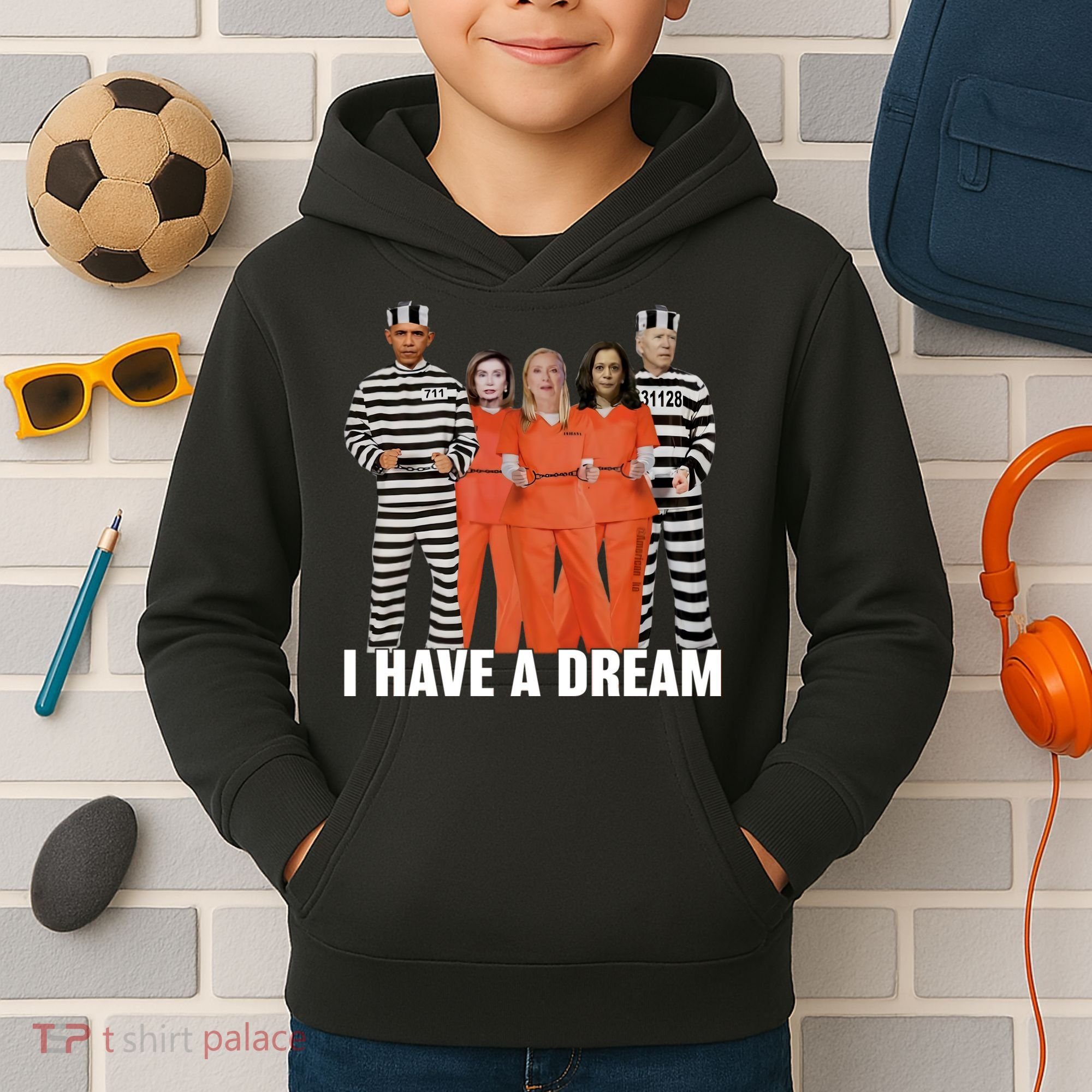 I Have A Dream Funny Kids Hoodie