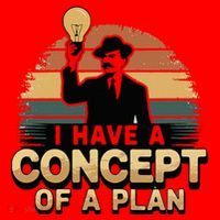 I Have A Concept Of A Plan Santa Hat thumb 1